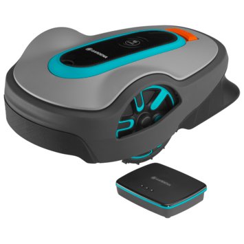 GARDENA SILENO life 1000. Tondeuse robot connectée Bluetooth®. < 1000m². Tond sous la pluie. Capteur de gel. Nettoyage à l’eau. Ultra-silencieuse – Image 2