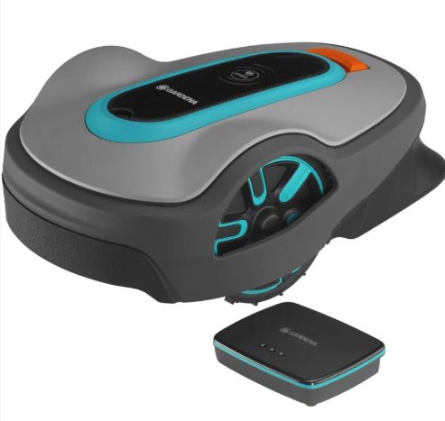 GARDENA smart SILENO Life 750. Tondeuse robot connectée. < 750m². Technologie LONA. Tond sous la pluie. Capteur de gel. Nettoyage à l’eau. Ultra-silencieuse – Image 2
