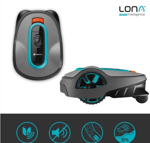 GARDENA smart SILENO Life 750. Tondeuse robot connectée. < 750m². Technologie LONA. Tond sous la pluie. Capteur de gel. Nettoyage à l’eau. Ultra-silencieuse – Image 3