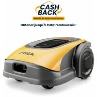 STIGA A500, robot tondeuse autonome, surfaces jusqu’à 500m², technologie GPS, pentes jusqu’à 45% (24°) – Image 5