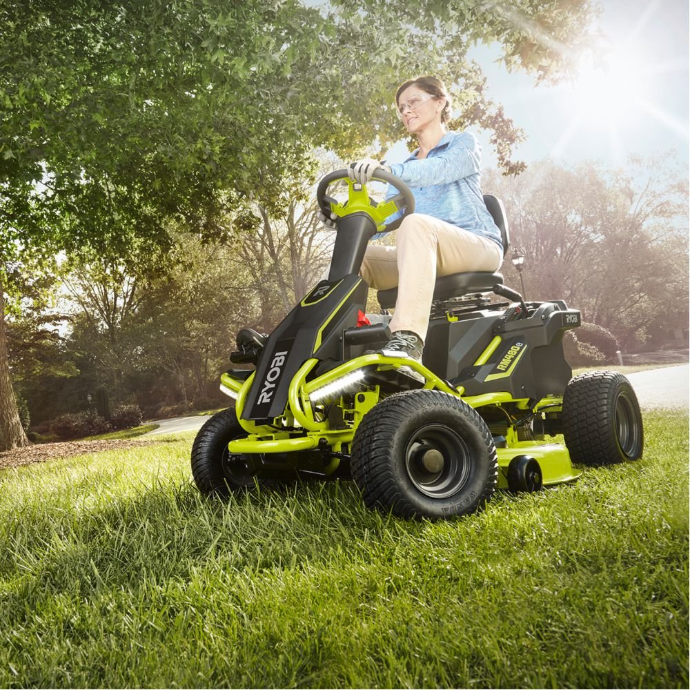 Tondeuse autoportée rider électrique RYOBI RM480E 48V L.96 cm – Avec batterie et chargeur – Image 4