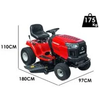 TROY-BILT Tondeuse autoportée Bronco éjection latérale 107T-S, 107CM – Image 4