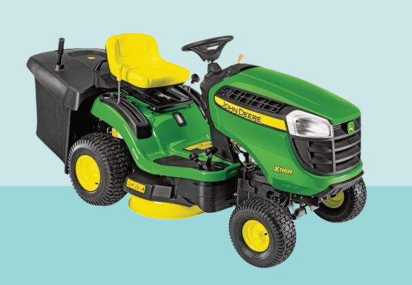 Tondeuse autoportée John Deere X116R-ramassage arrière 92cm(36)
