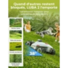 robot tondeuse mammotion luba 2 awd 1000 , jusqu’à 1000m², 80% de pente, installation sans fil périphérique, quatre roues motrices, compatible avec alexa et google home, gestion multi zones, antivol robot tondeuse mammotion luba 2 awd 1000 , jusqu’à 1000m², 80% de pente, installation sans fil périphérique, quatre roues motrices, compatible avec alexa et google home, gestion multi zones, antivol