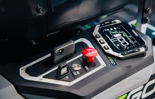 pack tondeuse autoportée z6 zéro turn ego – 107 cm – zt4201e + 6 batteries ego