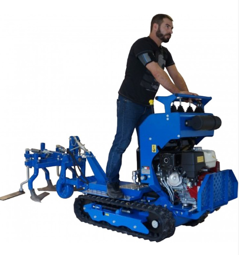 hbm professional 320 kg mini dumper sur chenilles 196 cc 6.5 hp