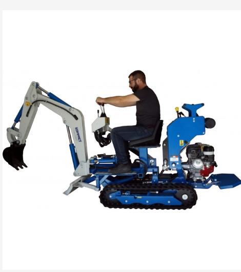 hbm professional 320 kg mini dumper sur chenilles 196 cc 6.5 hp